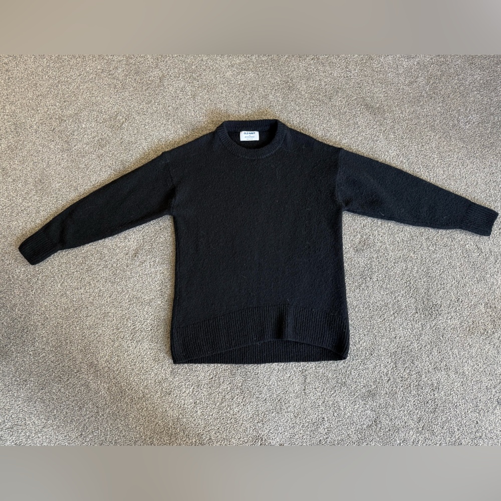 Old Navy Women’s Crewneck Tunic Sweater Extra Small in Black Jack